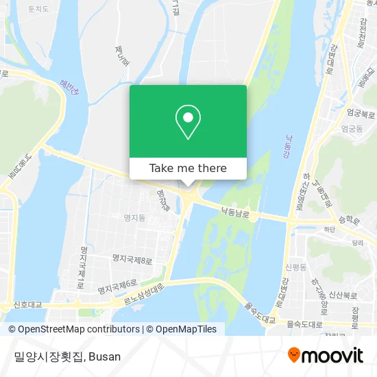 밀양시장횟집 map