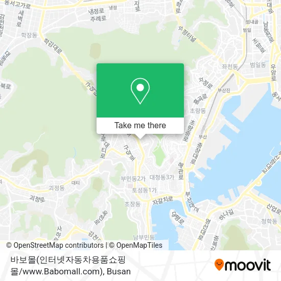 바보몰(인터넷자동차용품쇼핑몰 / www.Babomall.com) map
