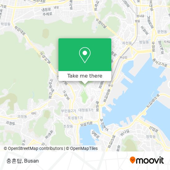 충혼탑 map