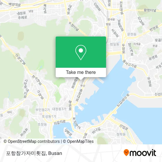포항참가자미횟집 map