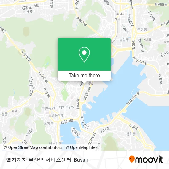 엘지전자 부산역 서비스센터 map