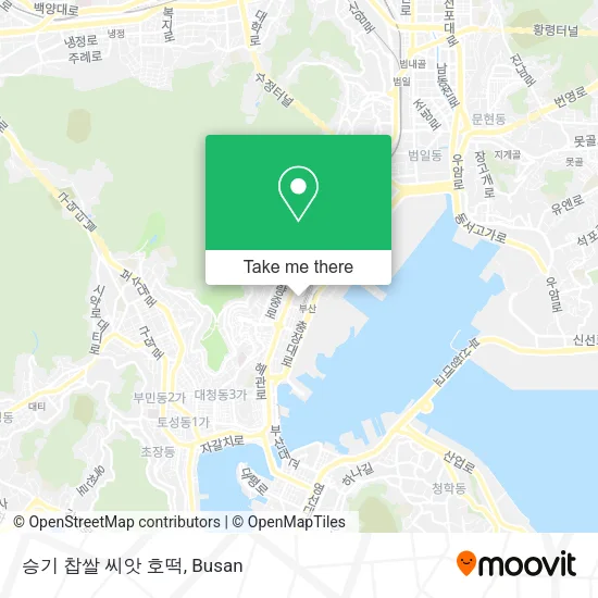 승기 찹쌀 씨앗 호떡 map