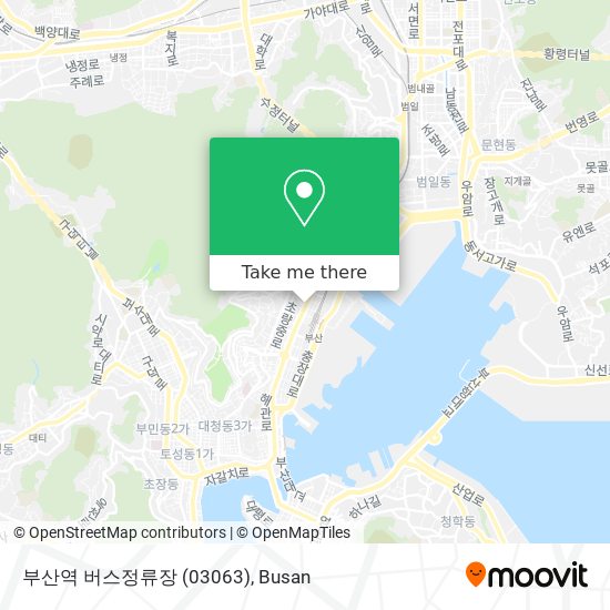 부산역 버스정류장 (03063) map
