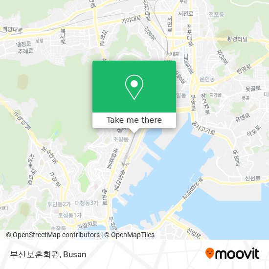 부산보훈회관 map