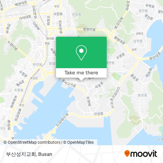 부산성지교회 map