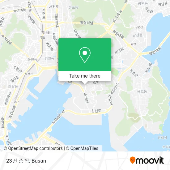 23번 종점 map