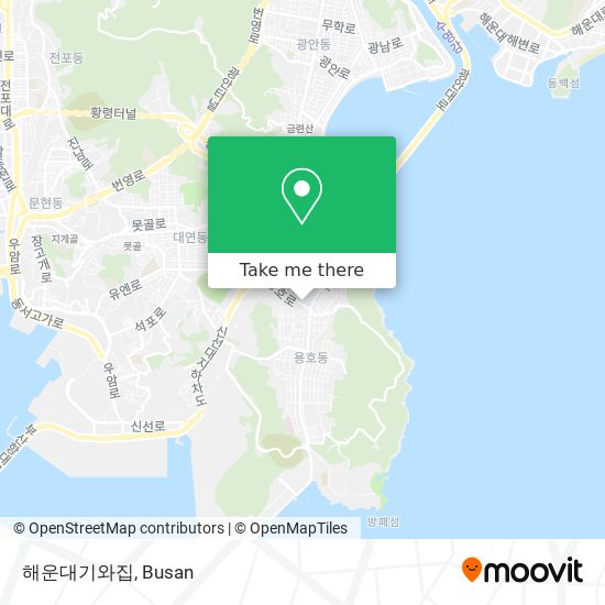 해운대기와집 map