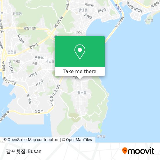 감포횟집 map