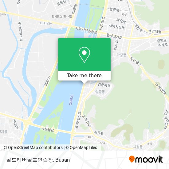 골드리버골프연습장 map