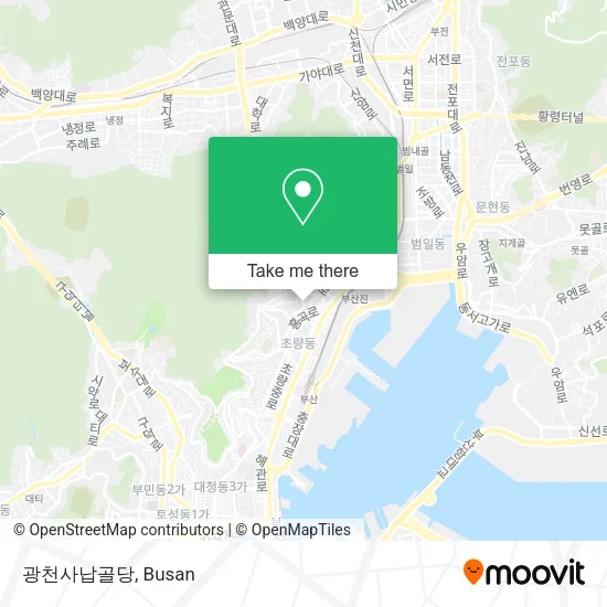 광천사납골당 map