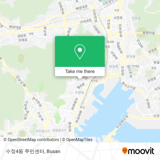 수정4동 주민센터 map