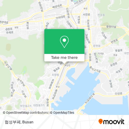 협성부페 map