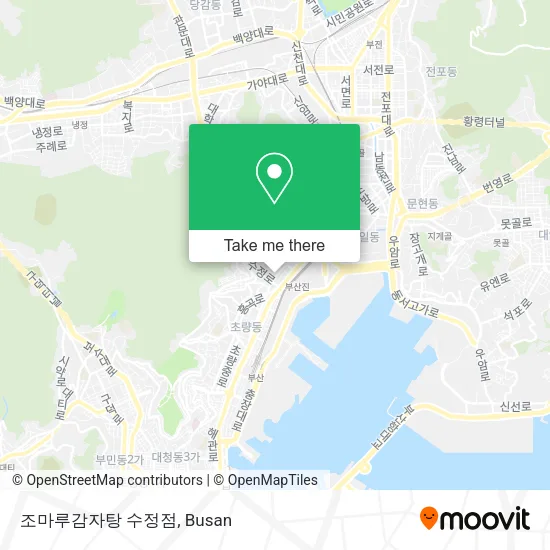 조마루감자탕 수정점 map