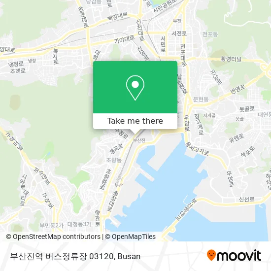 부산진역 버스정류장 03120 map