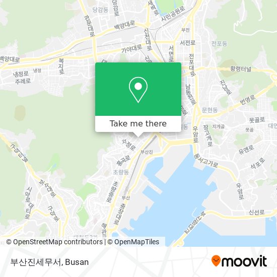 부산진세무서 map