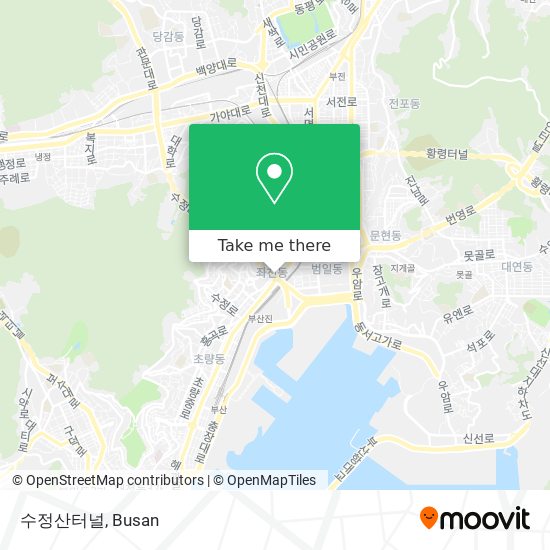 수정산터널 map
