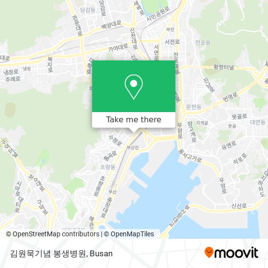 김원묵기념 봉생병원 map