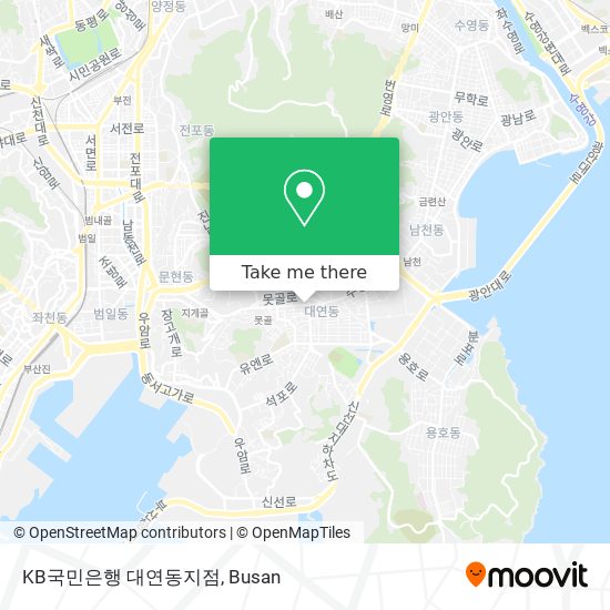 KB국민은행 대연동지점 map
