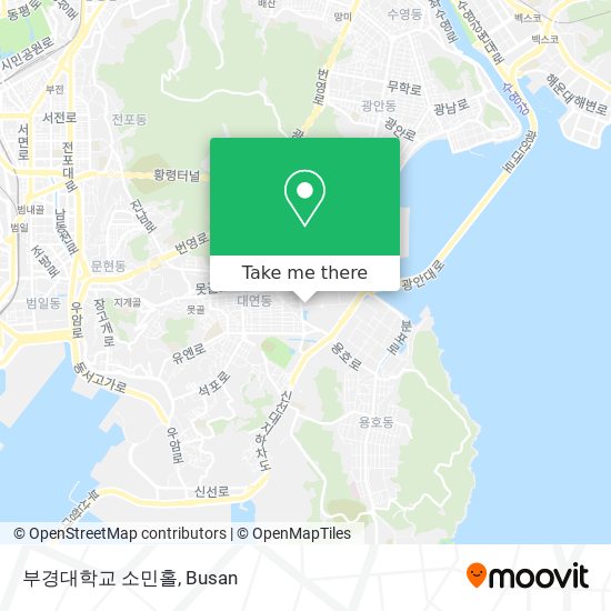 부경대학교 소민홀 map