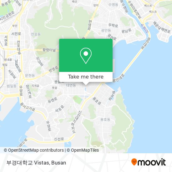 부경대학교 Vistas map