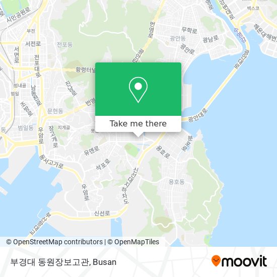 부경대 동원장보고관 map