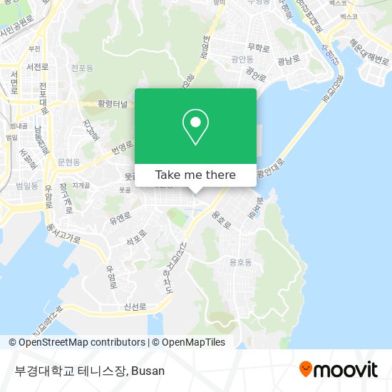 부경대학교 테니스장 map