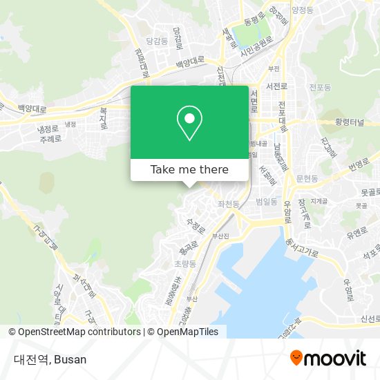 대전역 map