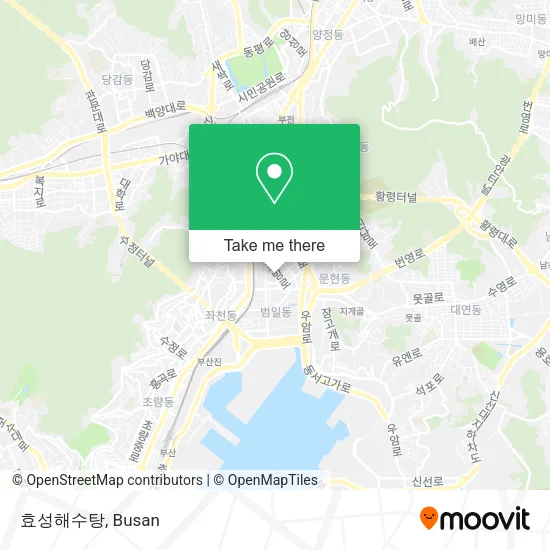 효성해수탕 map