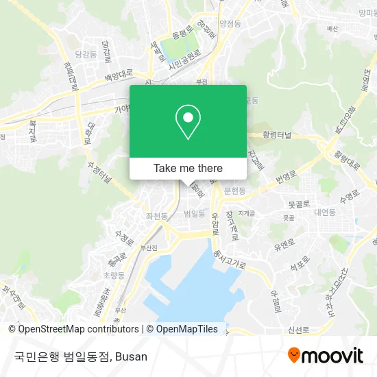 국민은행 범일동점 map
