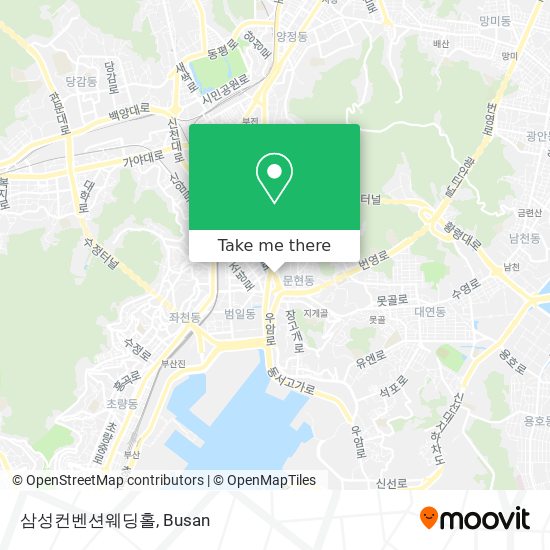 삼성컨벤션웨딩홀 map