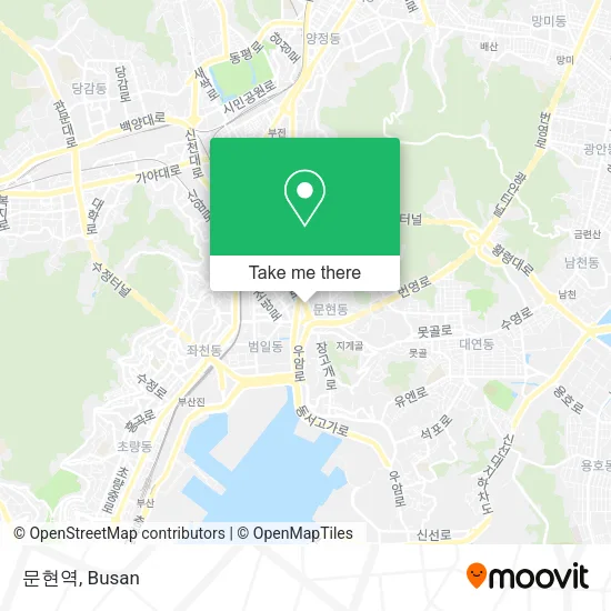 문현역 map