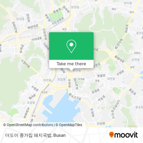 더도이 종가집 돼지국밥 map