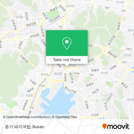 종가  돼지국밥 map