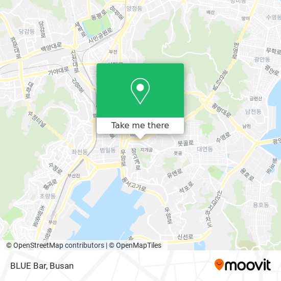 BLUE Bar map