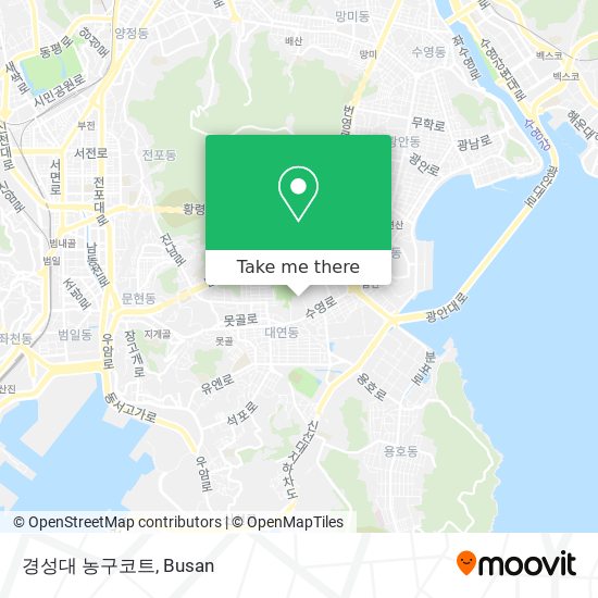 경성대 농구코트 map