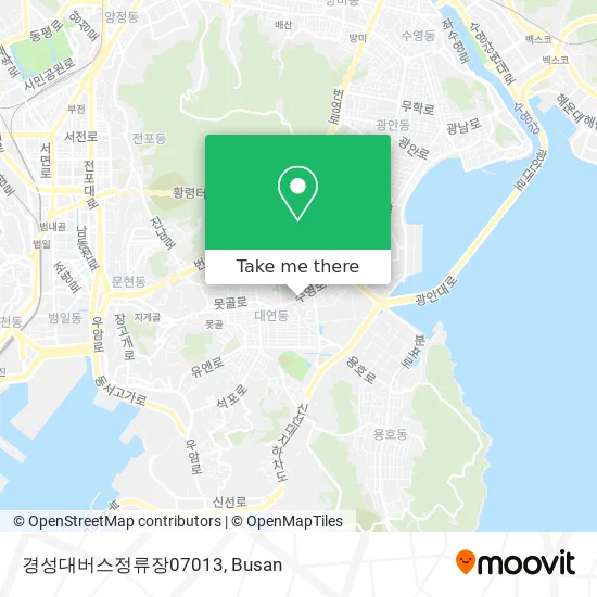 경성대버스정류장07013 map