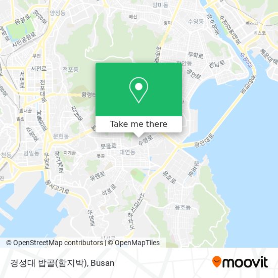경성대 밥골(함지박) map