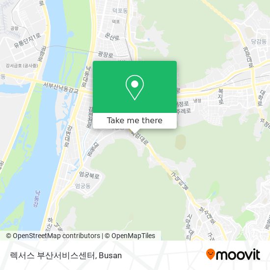 렉서스 부산서비스센터 map