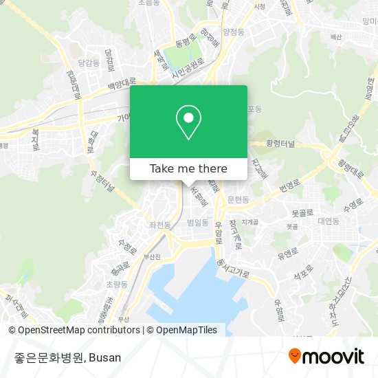 좋은문화병원 map