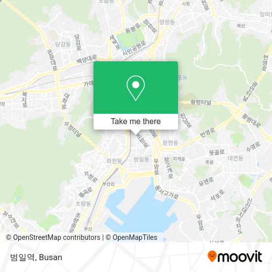 범일역 map