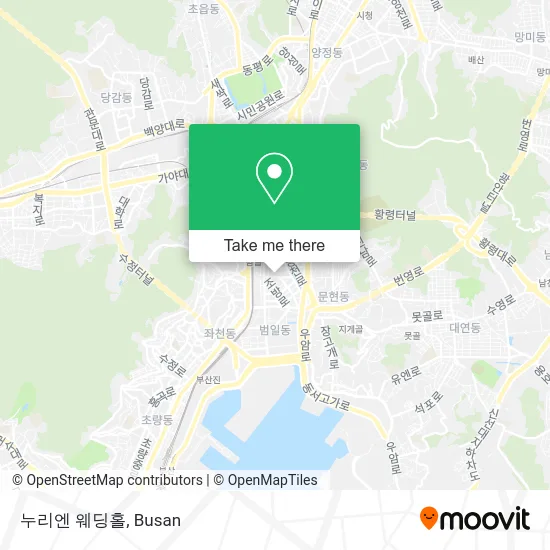 누리엔 웨딩홀 map
