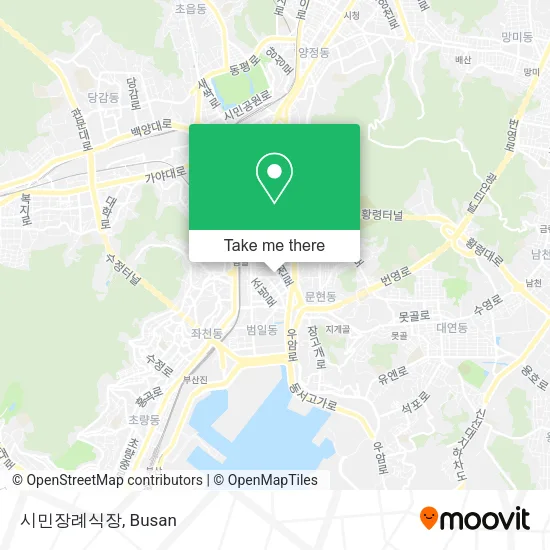 시민장례식장 map