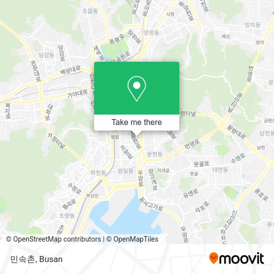 민속촌 map