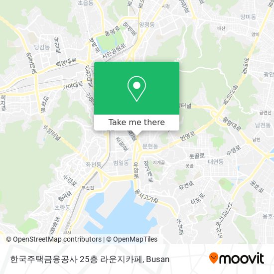 한국주택금융공사 25층 라운지카페 map