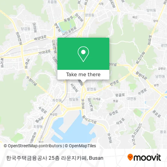 한국주택금융공사 25층 라운지카페 map
