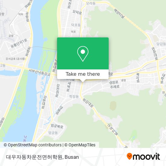 대우자동차운전면허학원 map