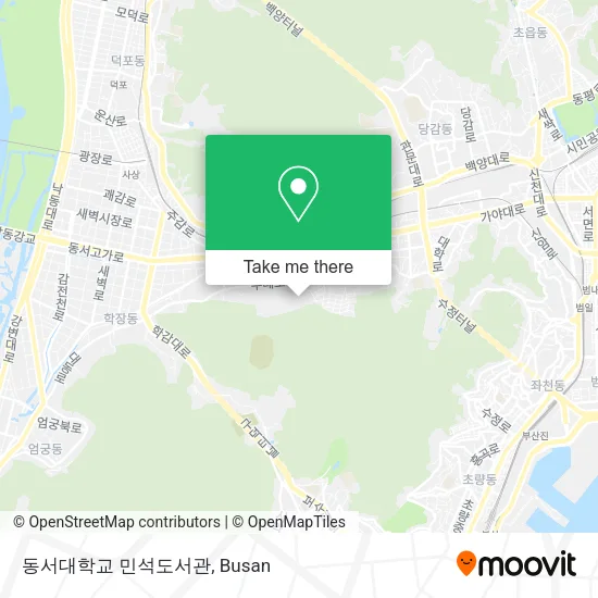 동서대학교 민석도서관 map