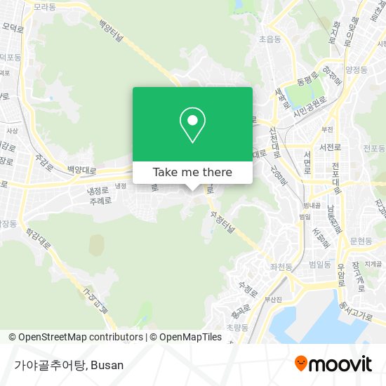 How to get to 가야골추어탕 in 부산진구 by Bus or Metro
