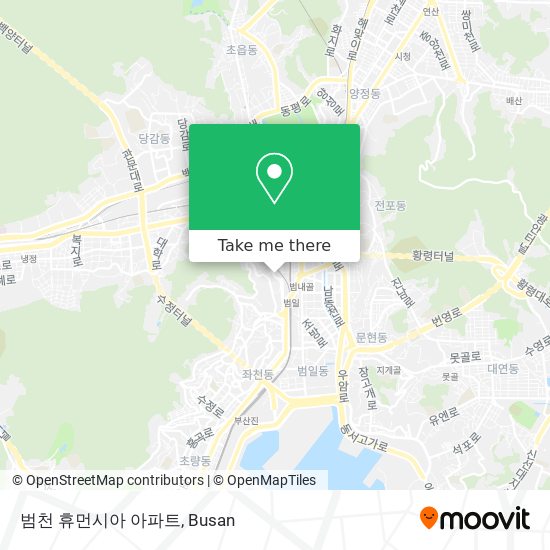 범천 휴먼시아 아파트 map
