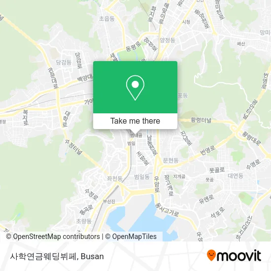 사학연금웨딩뷔페 map